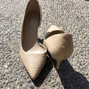 Aldo Snakeskin pumps